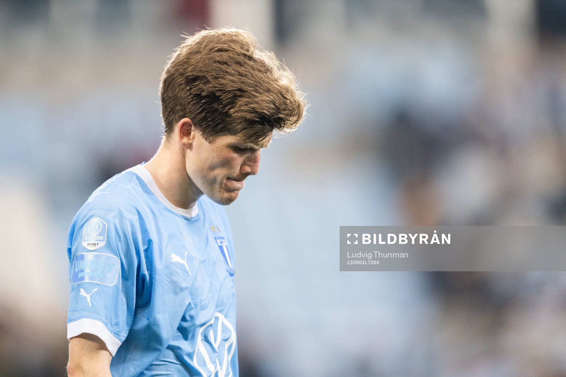 Malmö FFs Oliver Berg deppar