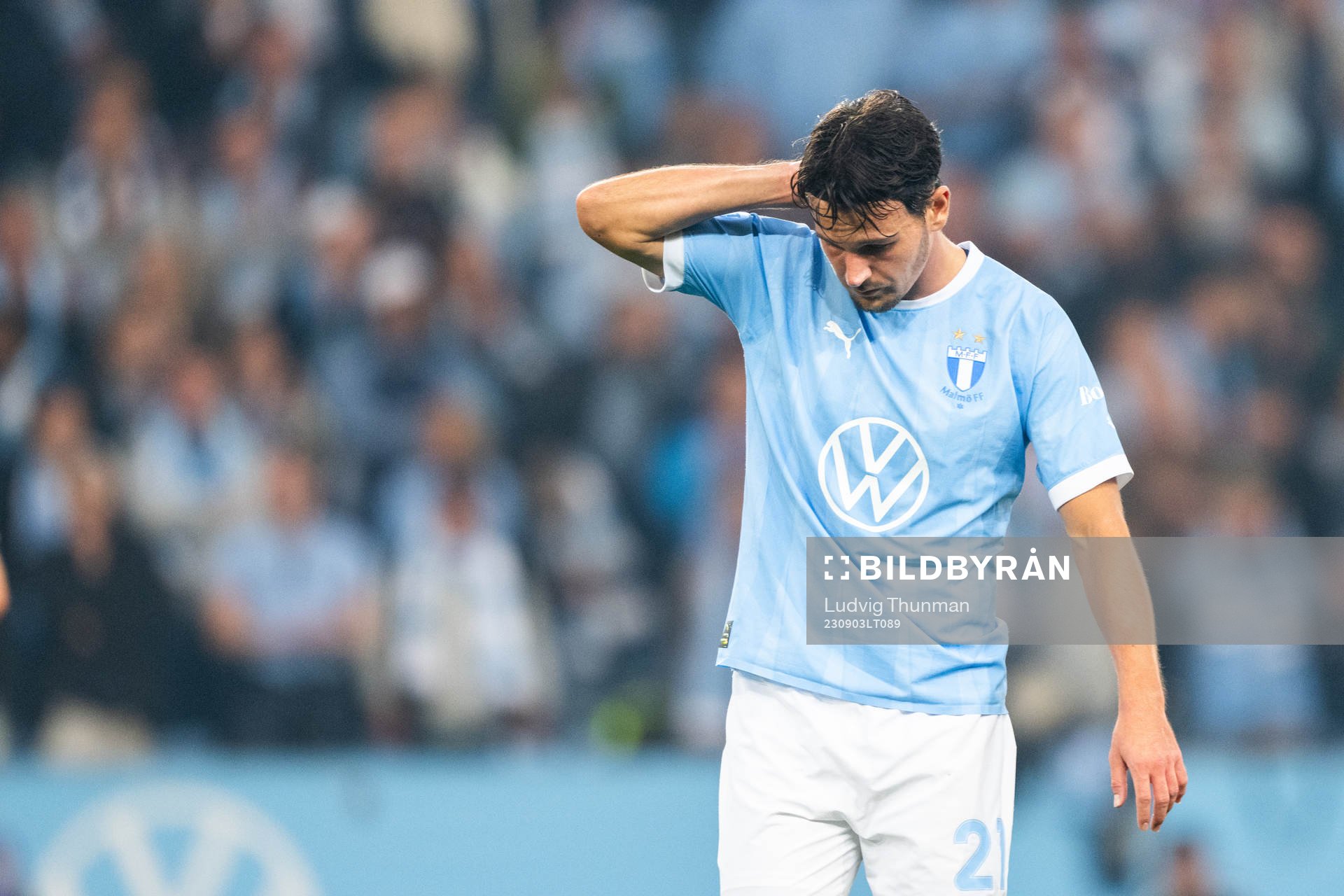 Malmö FFs Stefano Vecchia deppar