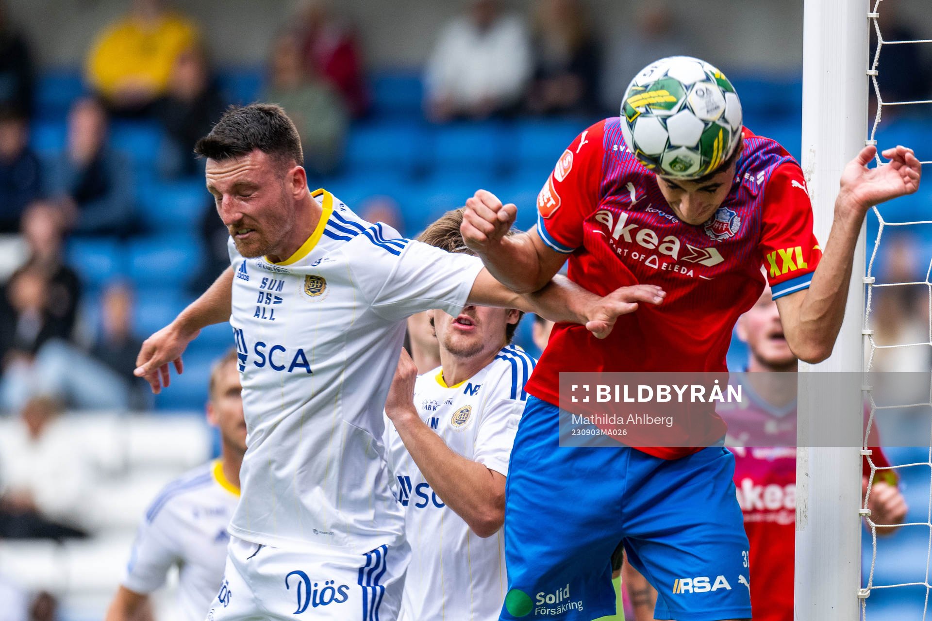 GIF Sundsvalls Alexander Blomqvist och Helsingborgs Amar