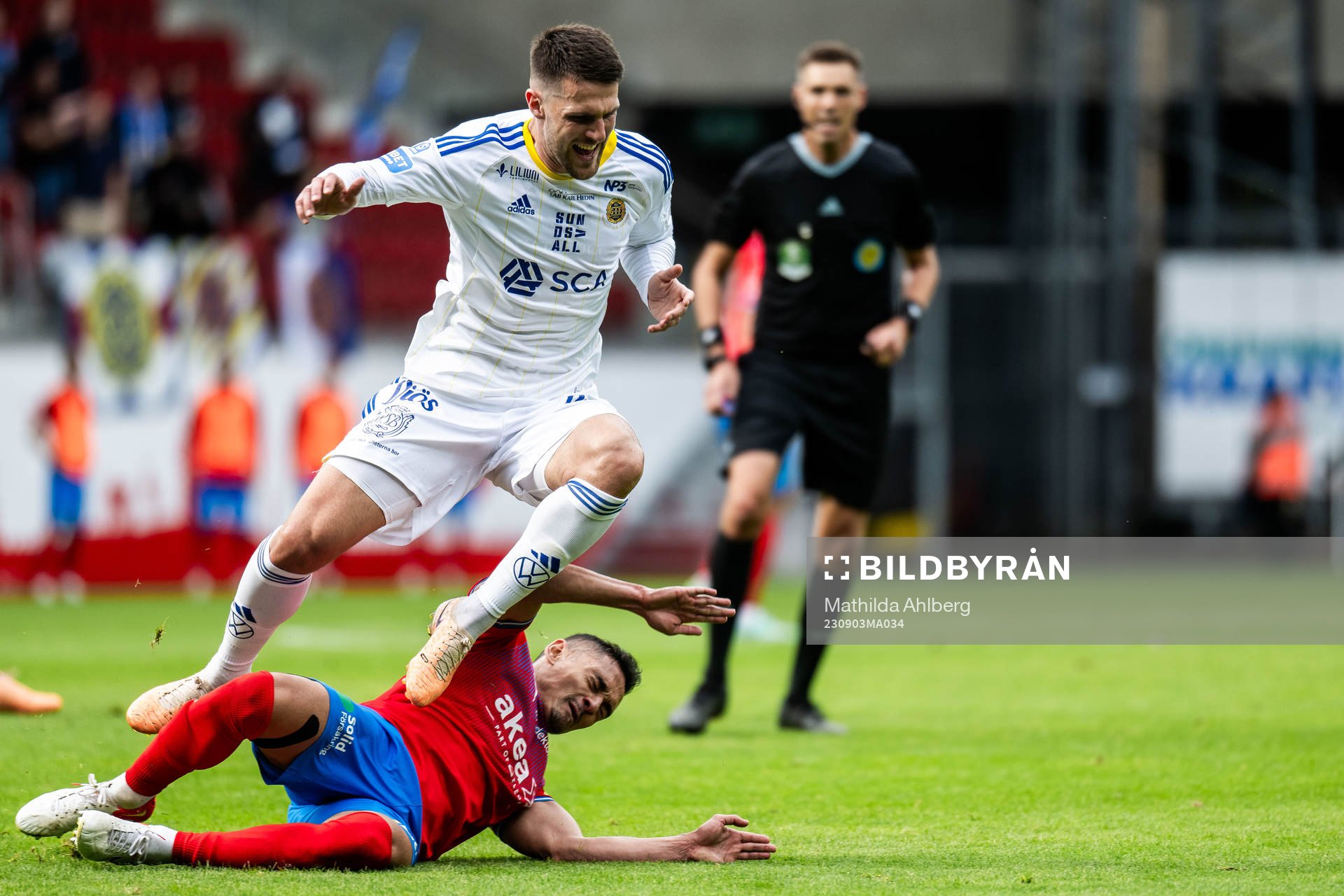 Helsingborgs Cole Alexander och GIF Sundsvalls Oliver