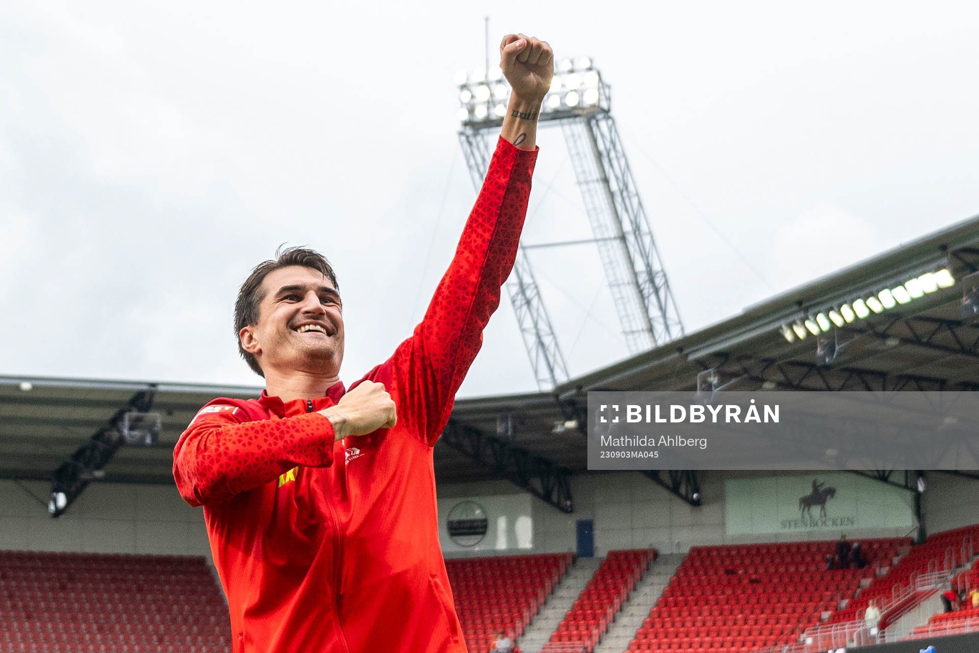 Helsingborgs Jon Birkfeldt jublar