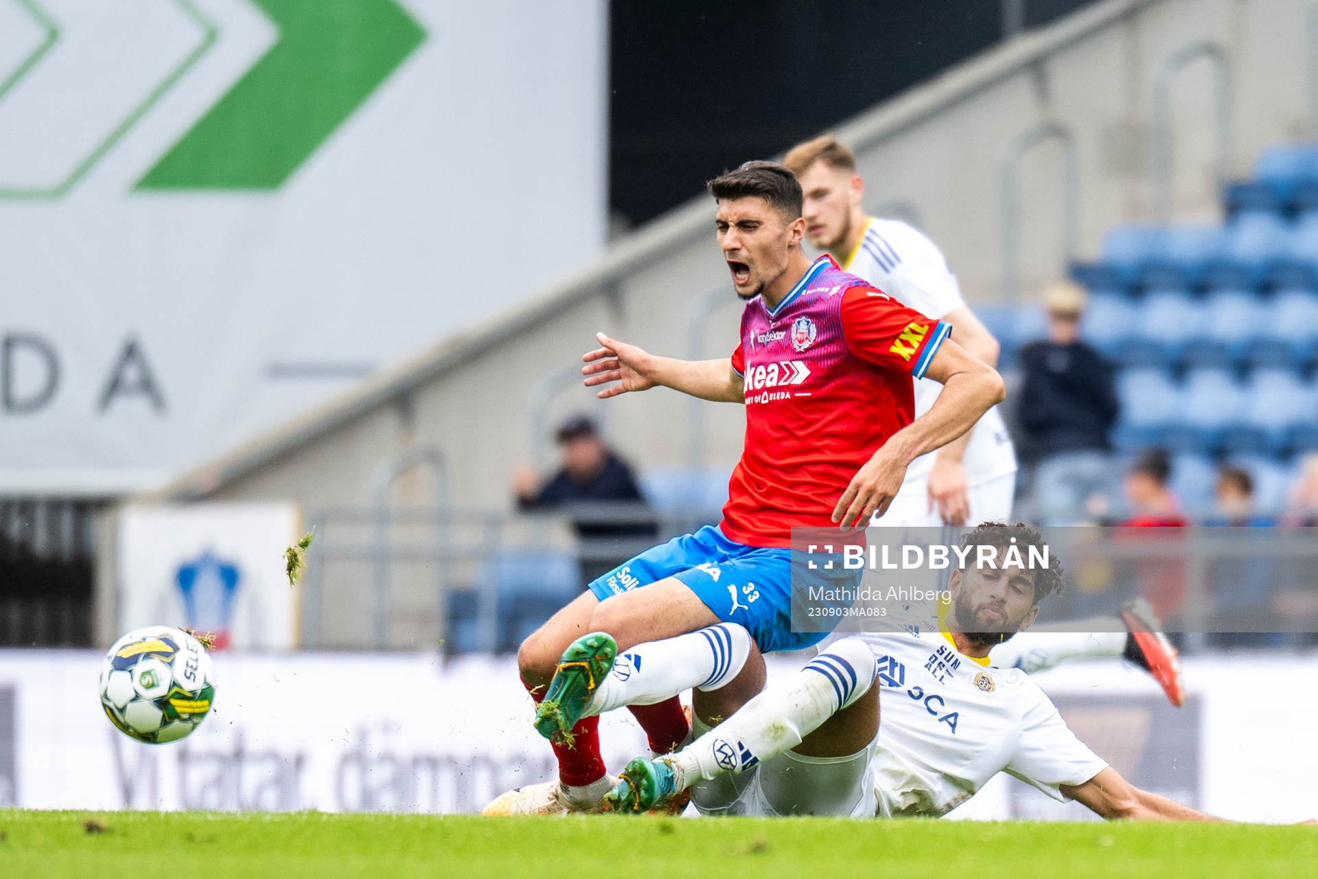 Helsingborgs Amar Muhsin och GIF Sundsvalls Elias Durmaz