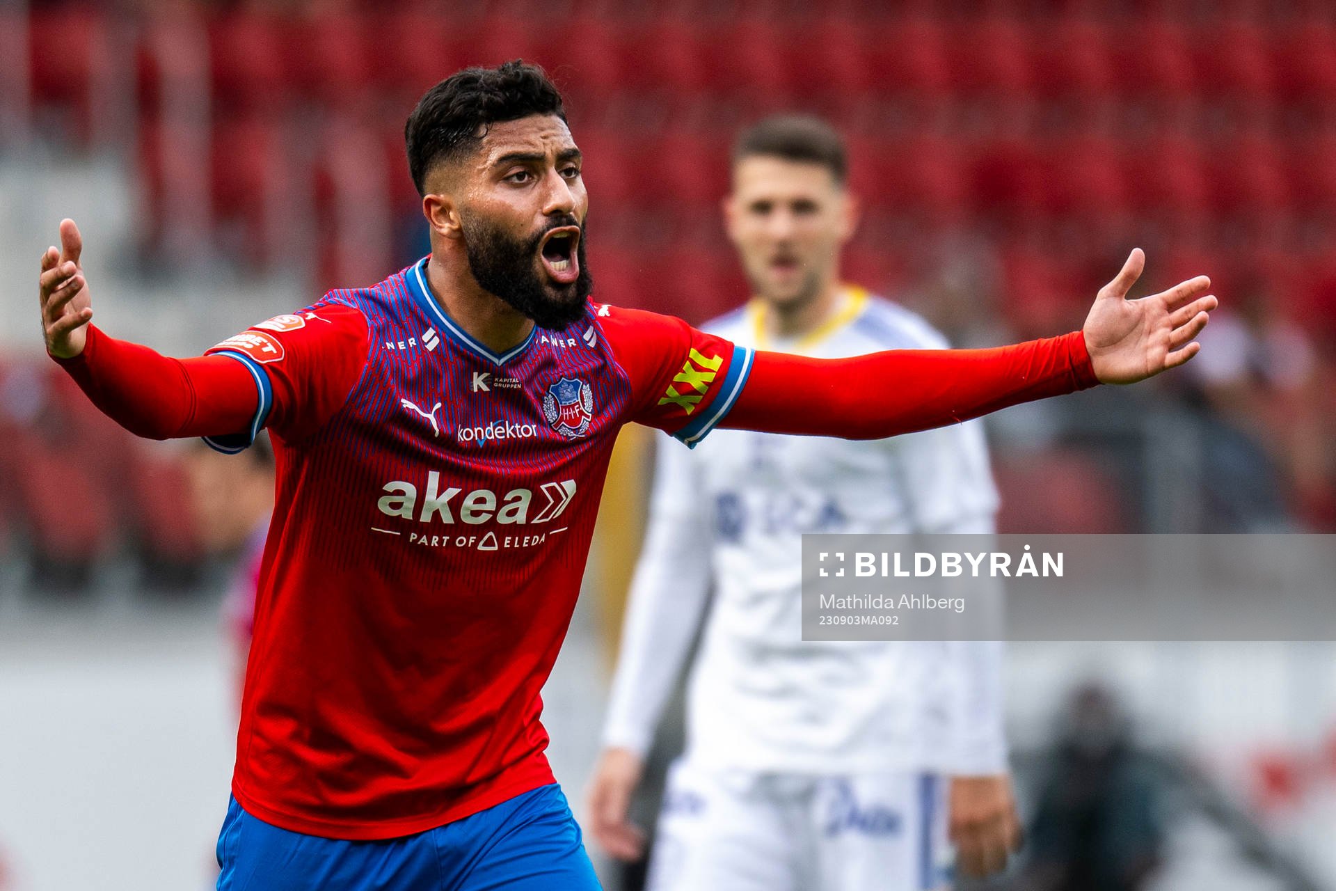 Helsingborgs Amin Al-Hamawi reagerar