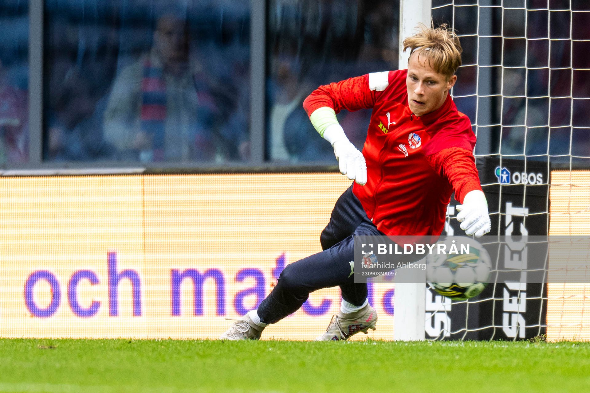 Helsingborgs målvakt Niklas Kjær Andersson