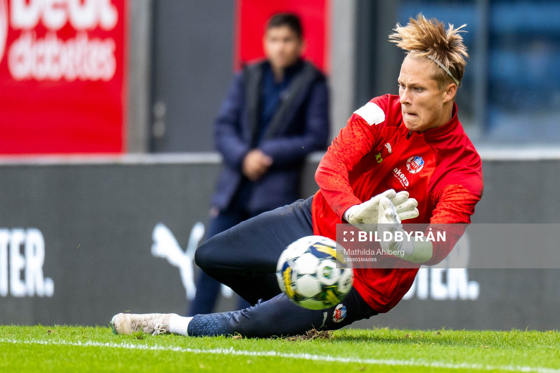 Helsingborgs målvakt Niklas Kjær Andersson