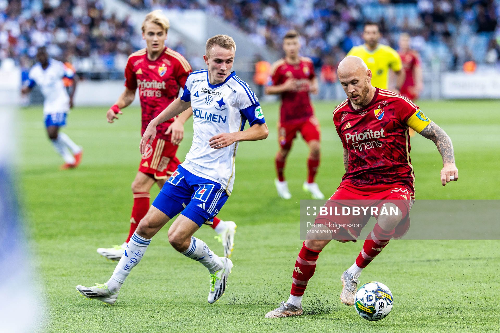IFK Norrköpings Victor Stange Lind och Djurgårdens Magnus