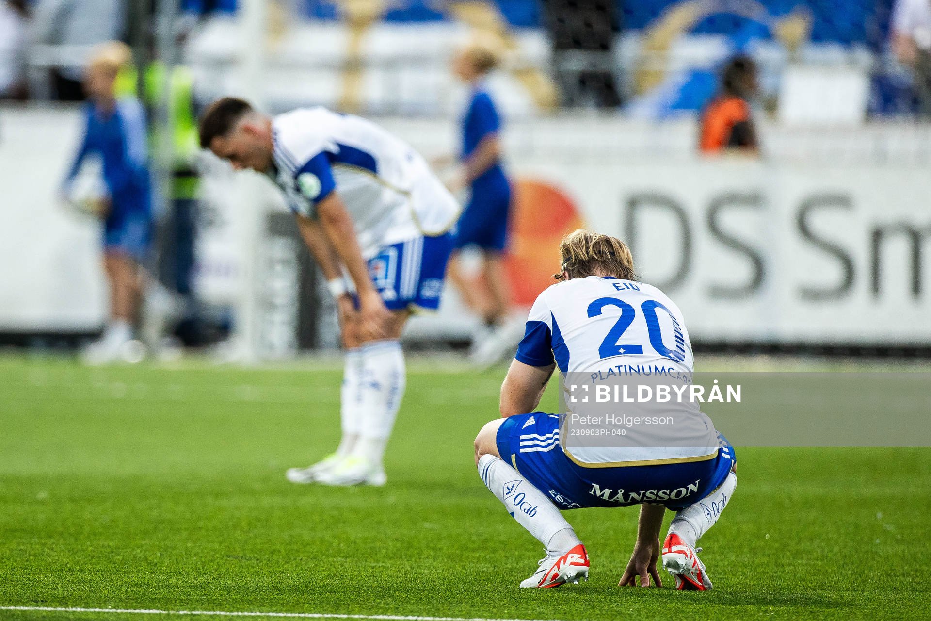 IFK Norrköpings Daniel Fritz Eid deppar