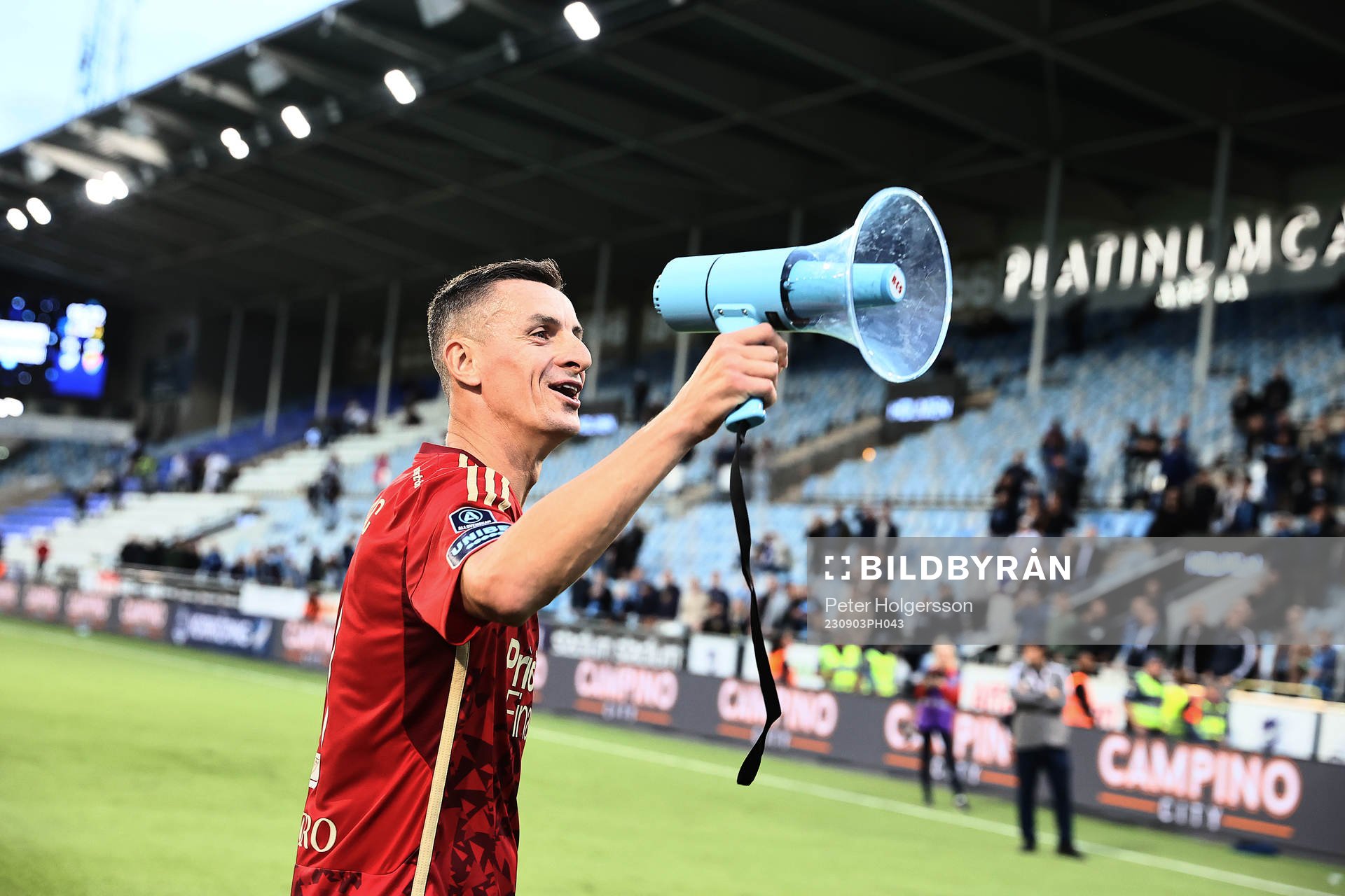 Djurgårdens Haris Radetinac jublar