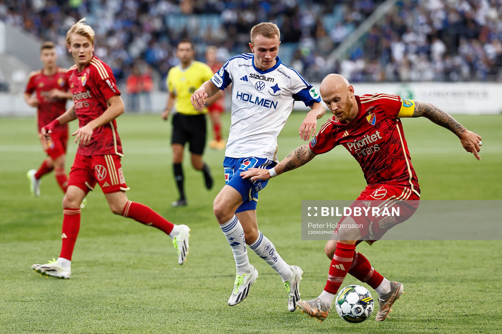 IFK Norrköpings Victor Stange Lind och Djurgårdens Magnus