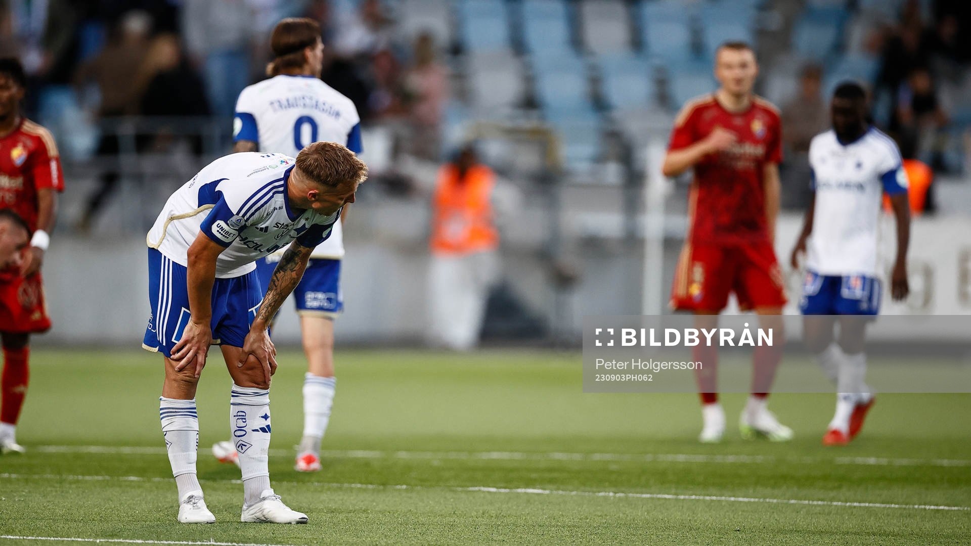 IFK Norrköpings Marco Lund Nielsen deppar