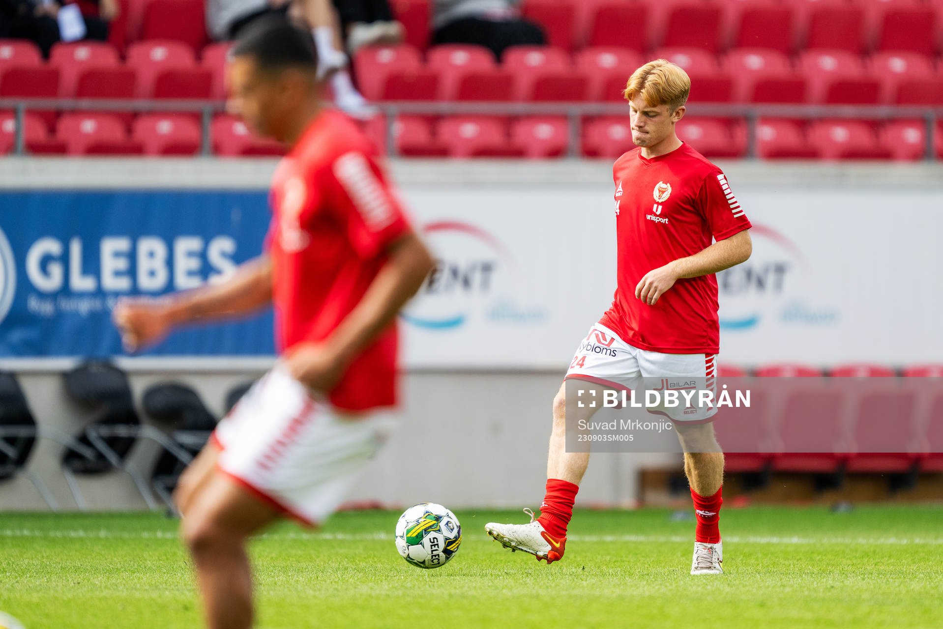under fotbollsmatchen i Allsvenskan mellan Kalmar och