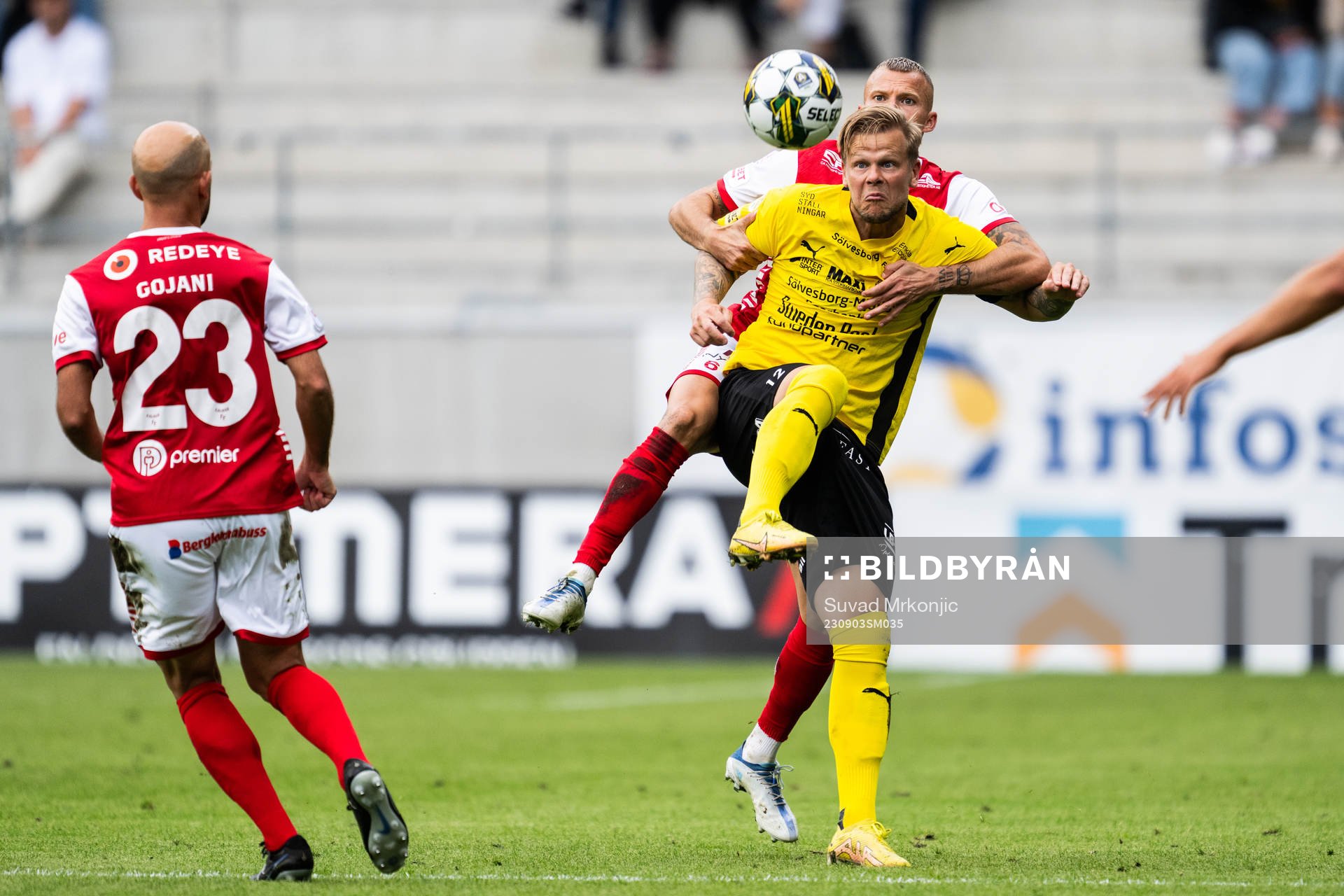 Mjällbys David Löfquist och Kalmars Rasmus Sjöstedt