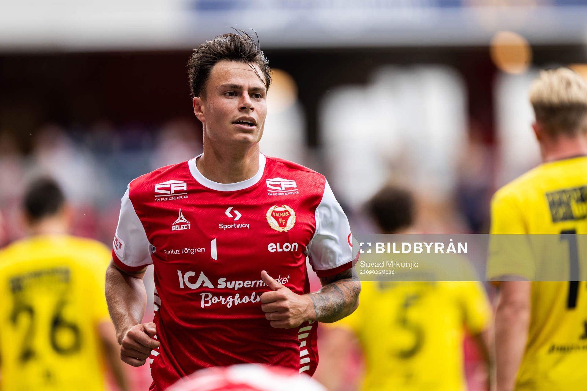 Kalmars Melker Hallberg deppar