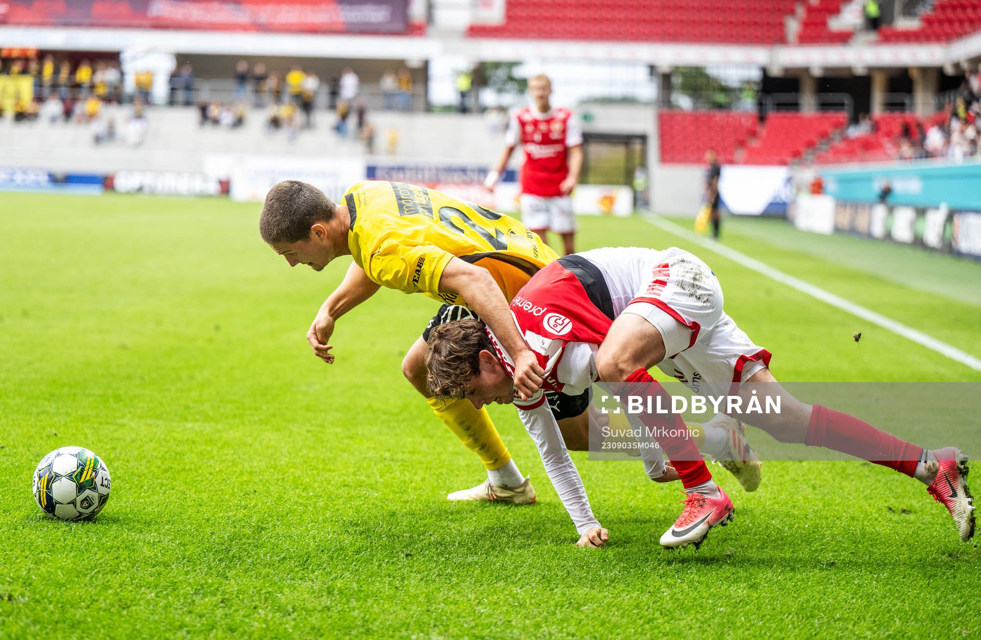Mjällbys Rasmus Wikström och Kalmars Jacob Trenskow