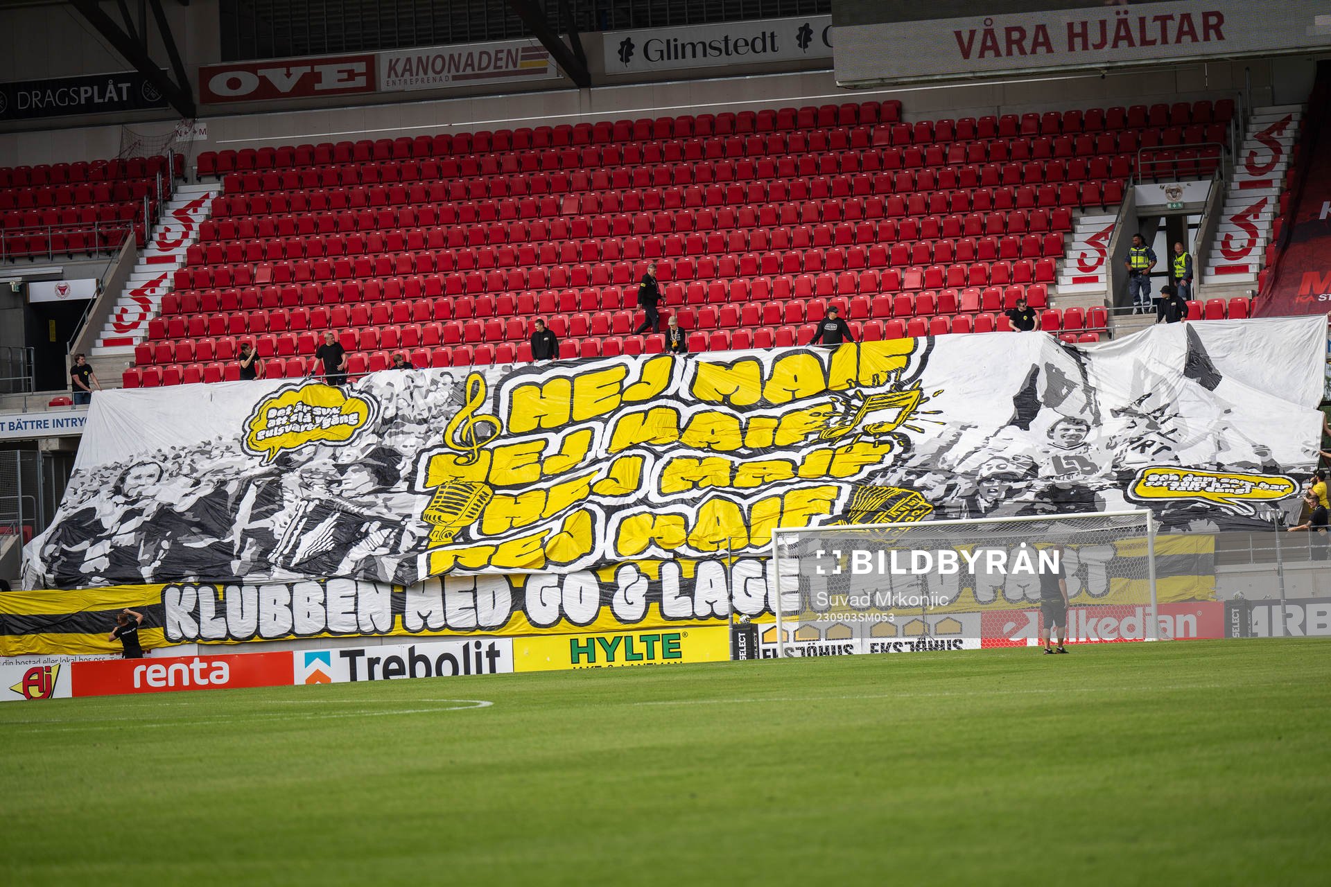 Mjällbys tifo