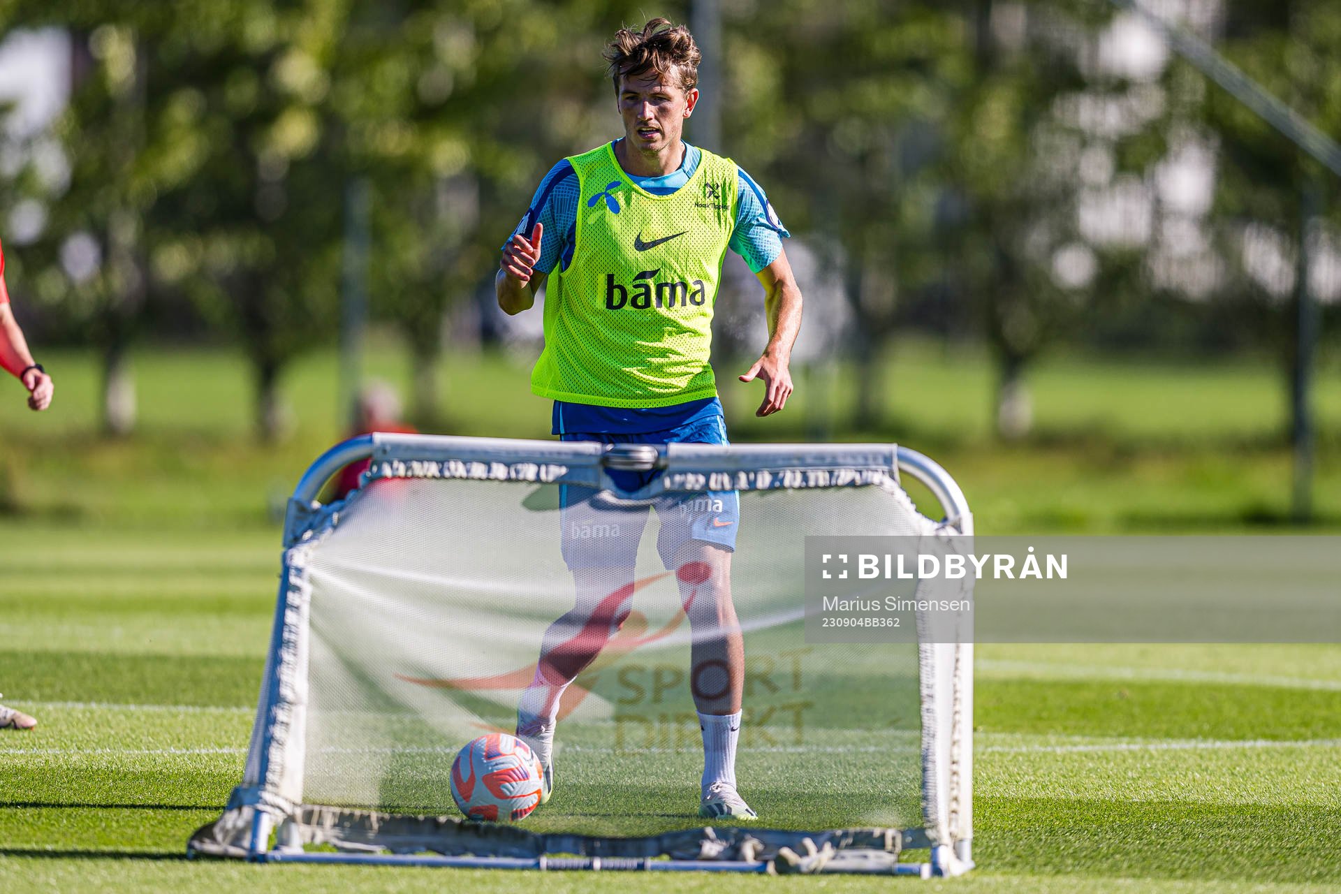 Sander Berge of the Norwegian national football team