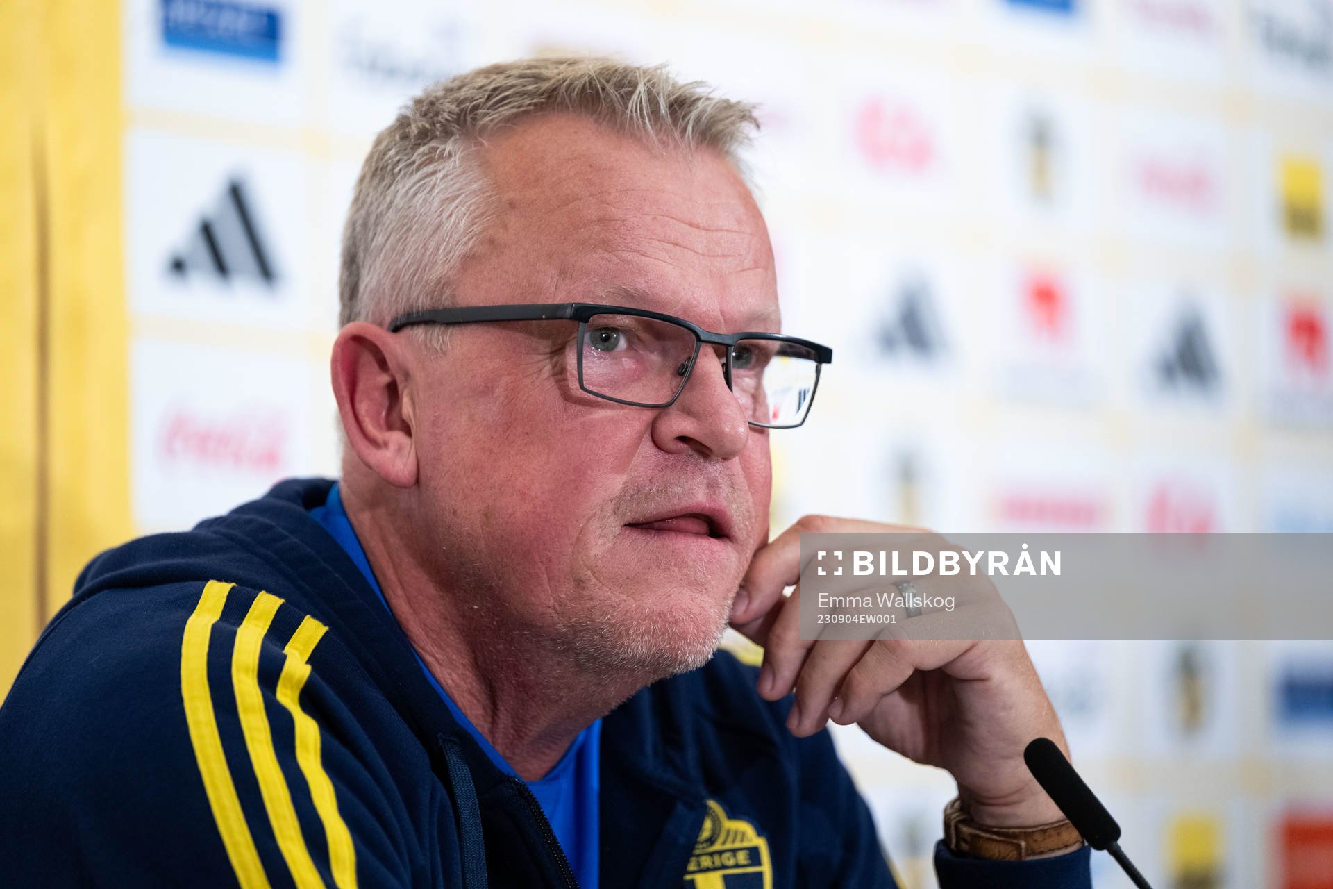 Janne Andersson, head coach of the Swedish national