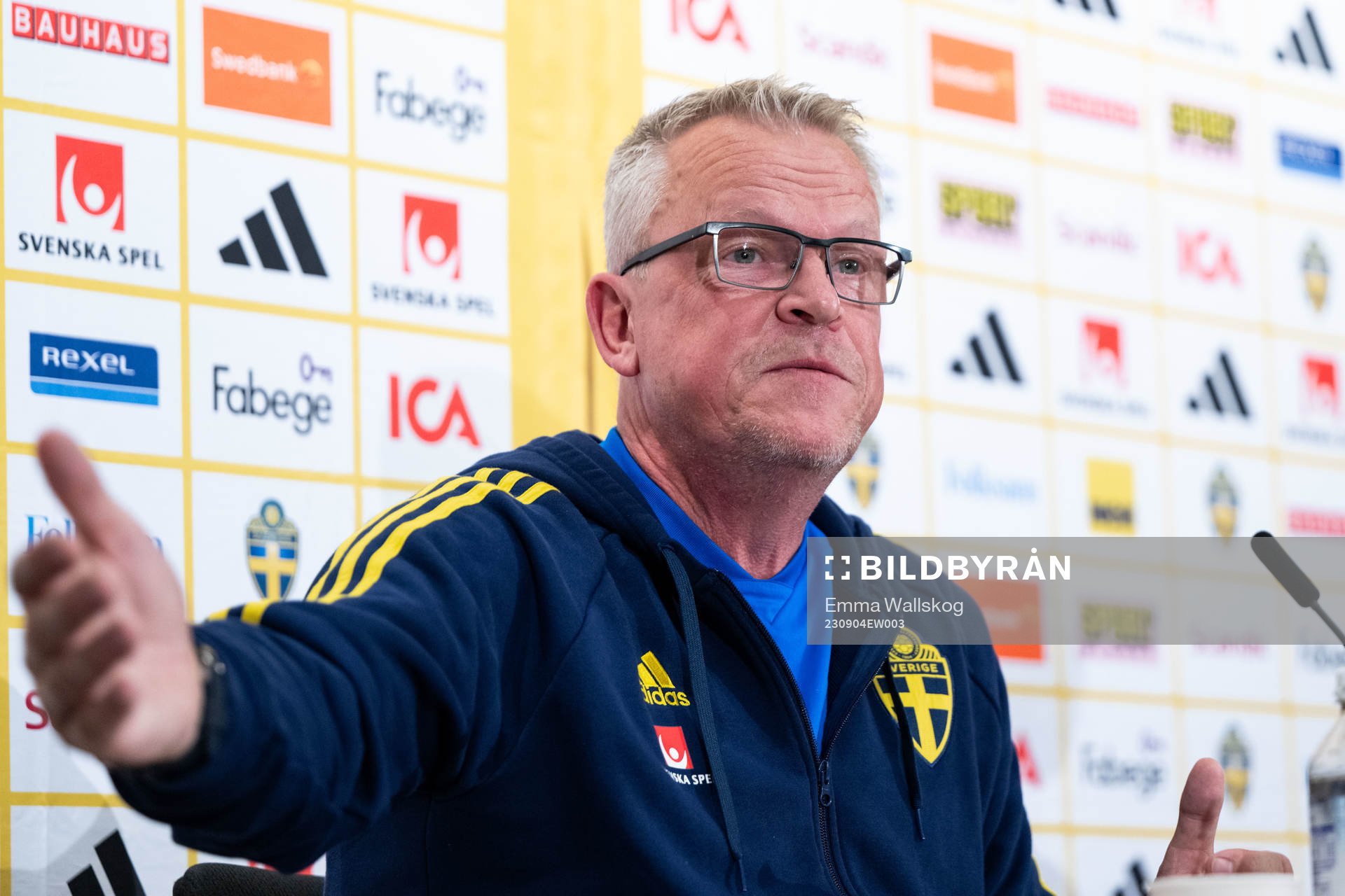 Janne Andersson, head coach of the Swedish national