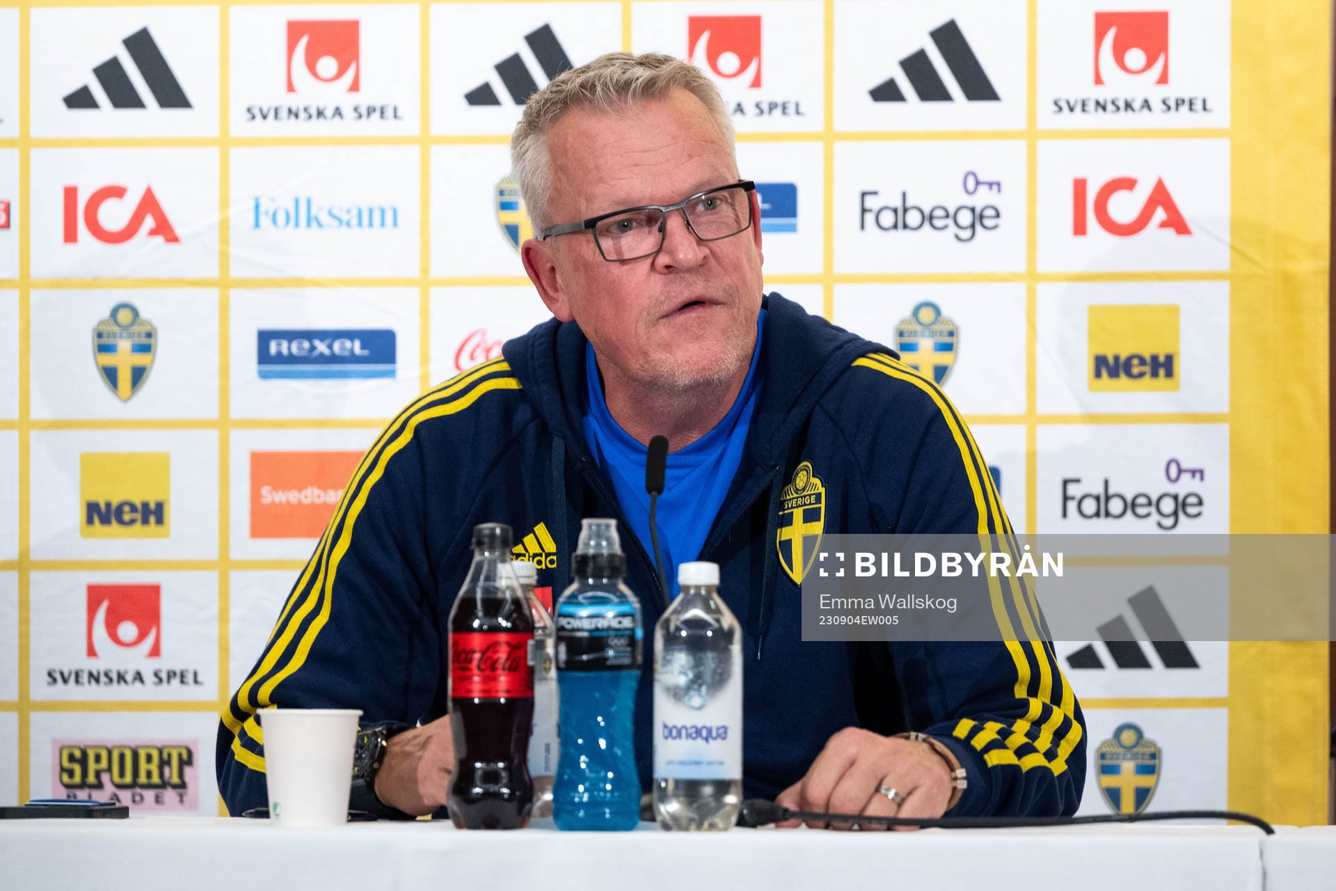 Janne Andersson, head coach of the Swedish national