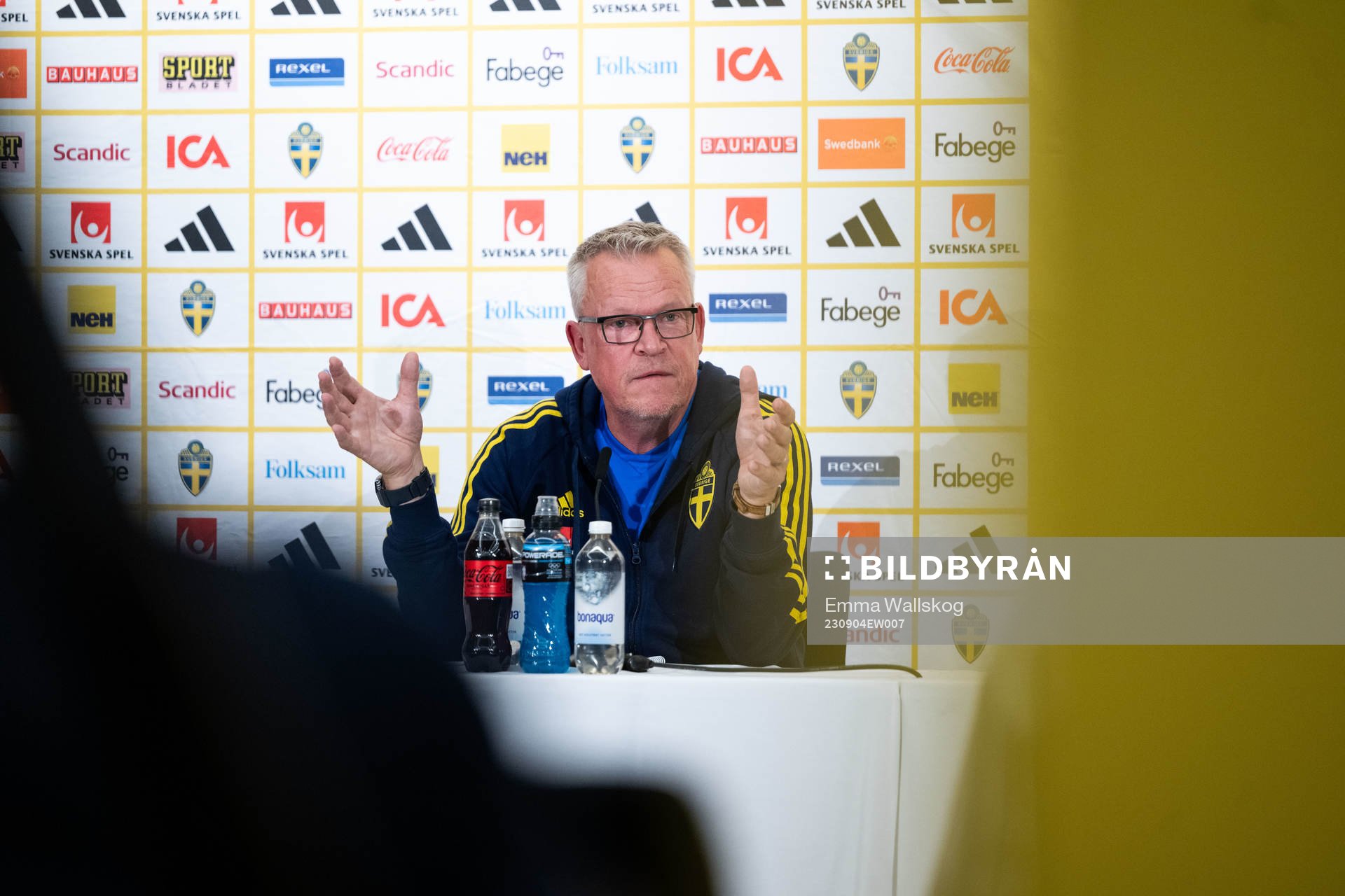 Janne Andersson, head coach of the Swedish national