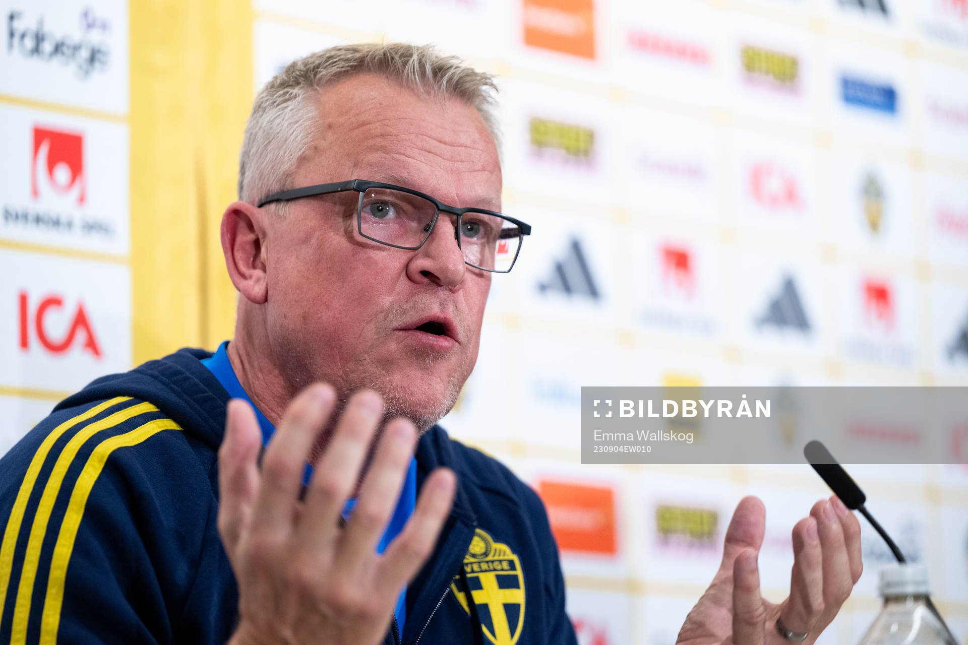 Janne Andersson, head coach of the Swedish national