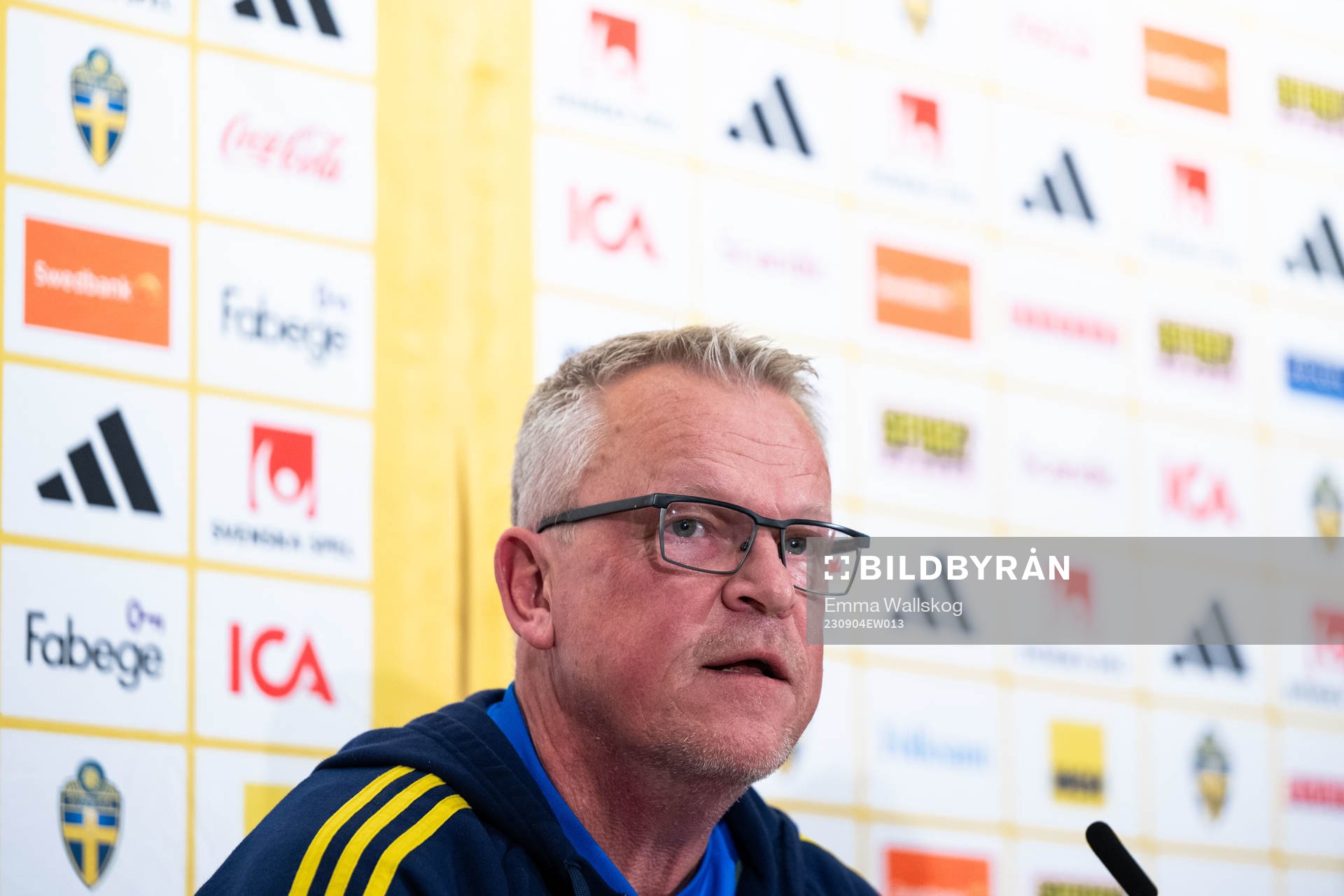 Janne Andersson, head coach of the Swedish national