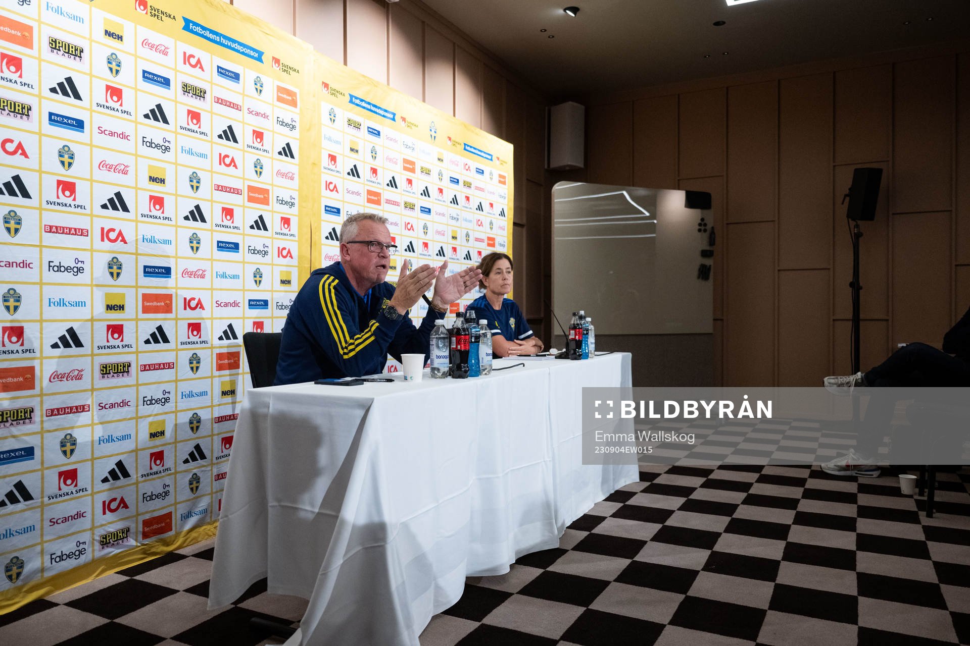 Janne Andersson, head coach of the Swedish national