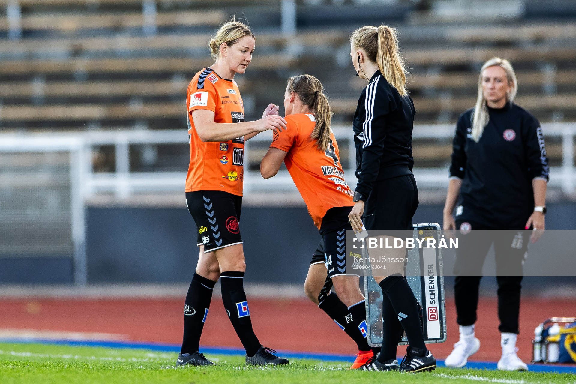 Kristianstads Mia Carlsson och Kristianstads Michaela