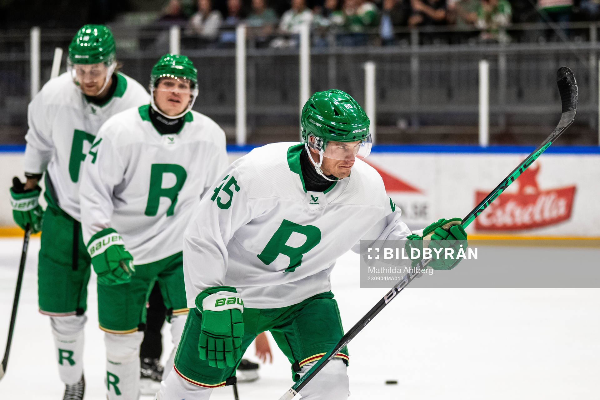 Rögles Brandon Davidson jublar