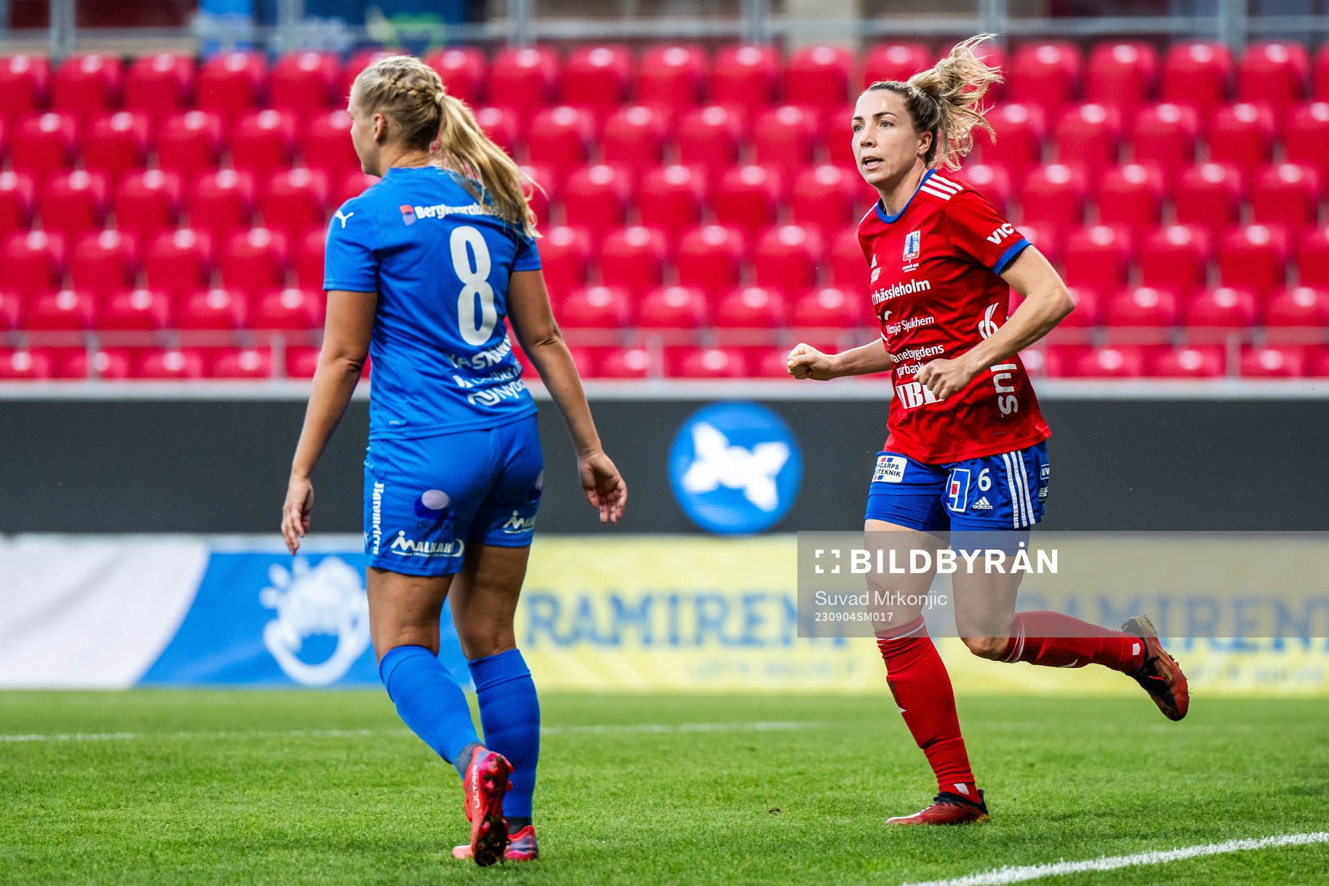Kalmars Fanny Nilsson deppar och Vittsjös Clara Markstedt