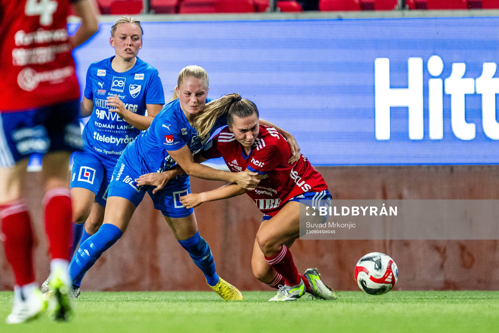 Kalmars Wilma Finnman och Vittsjös Sarah Stratigakis