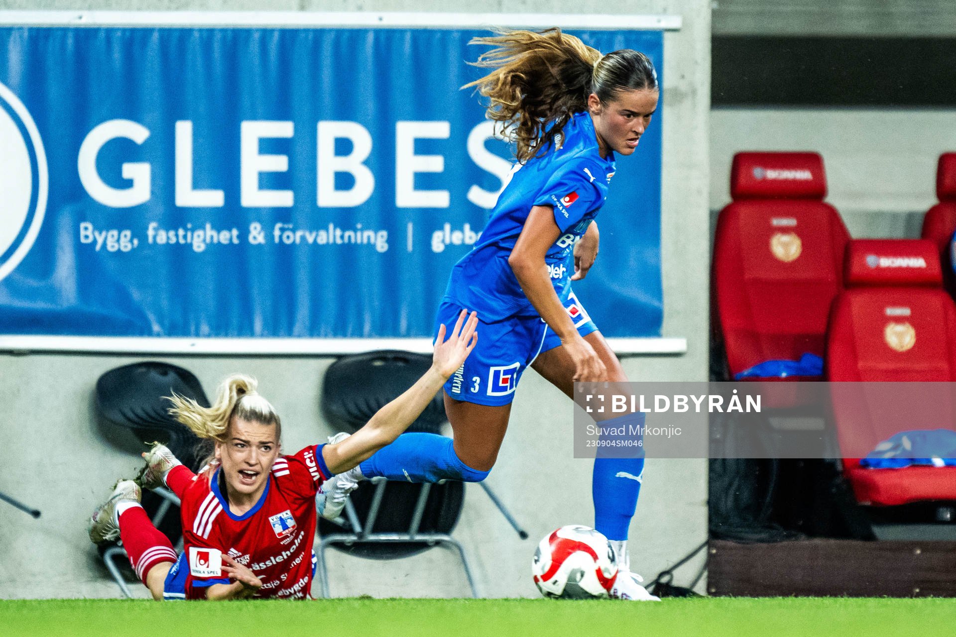 Vittsjös Charlotte Grant och Kalmars Silje Stockmar