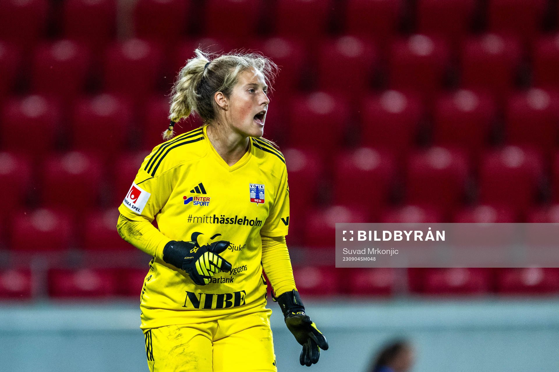 Vittsjös målvakt Elaine Margret Burdett