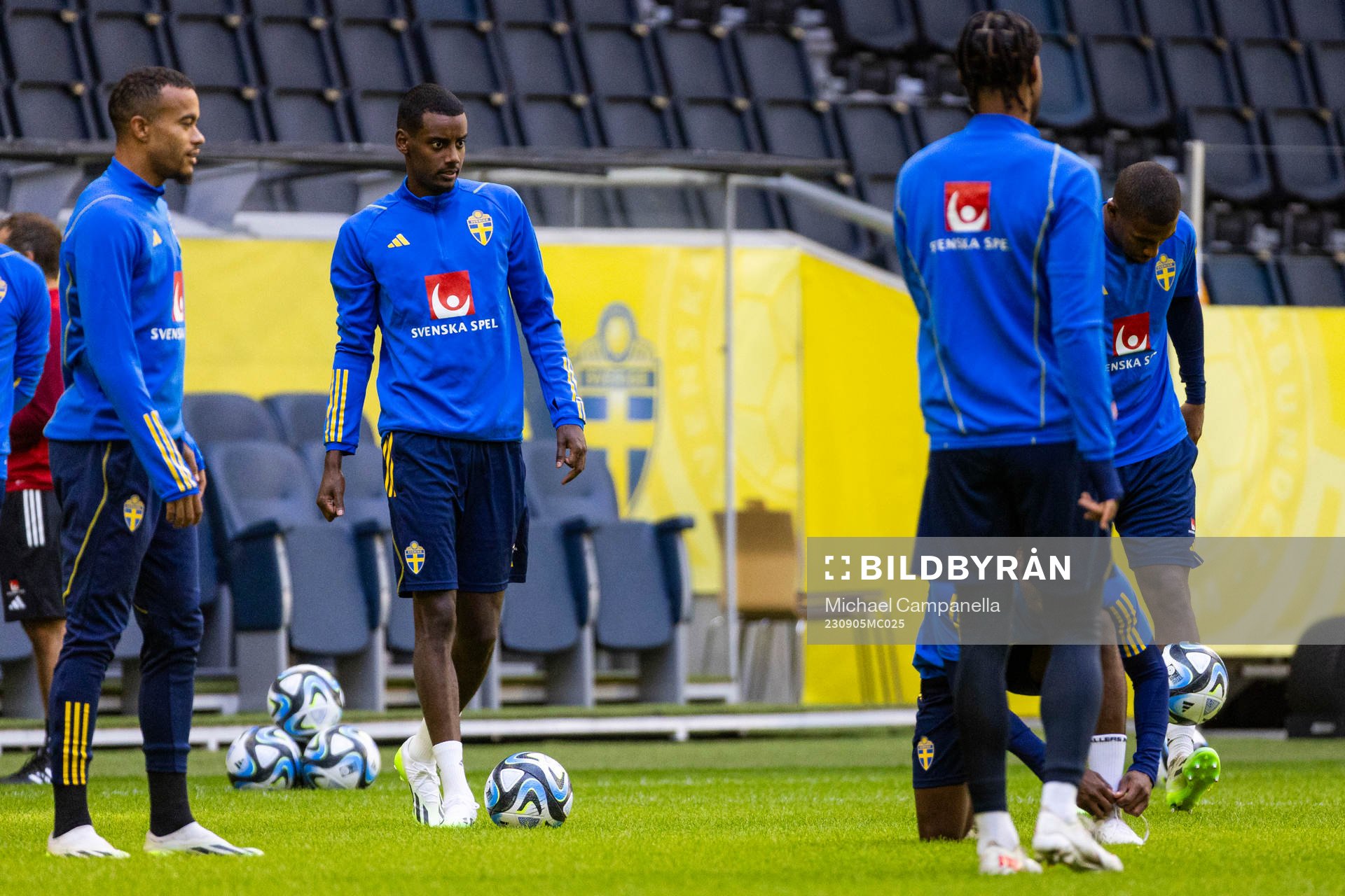 Alexander Isak of Sweden