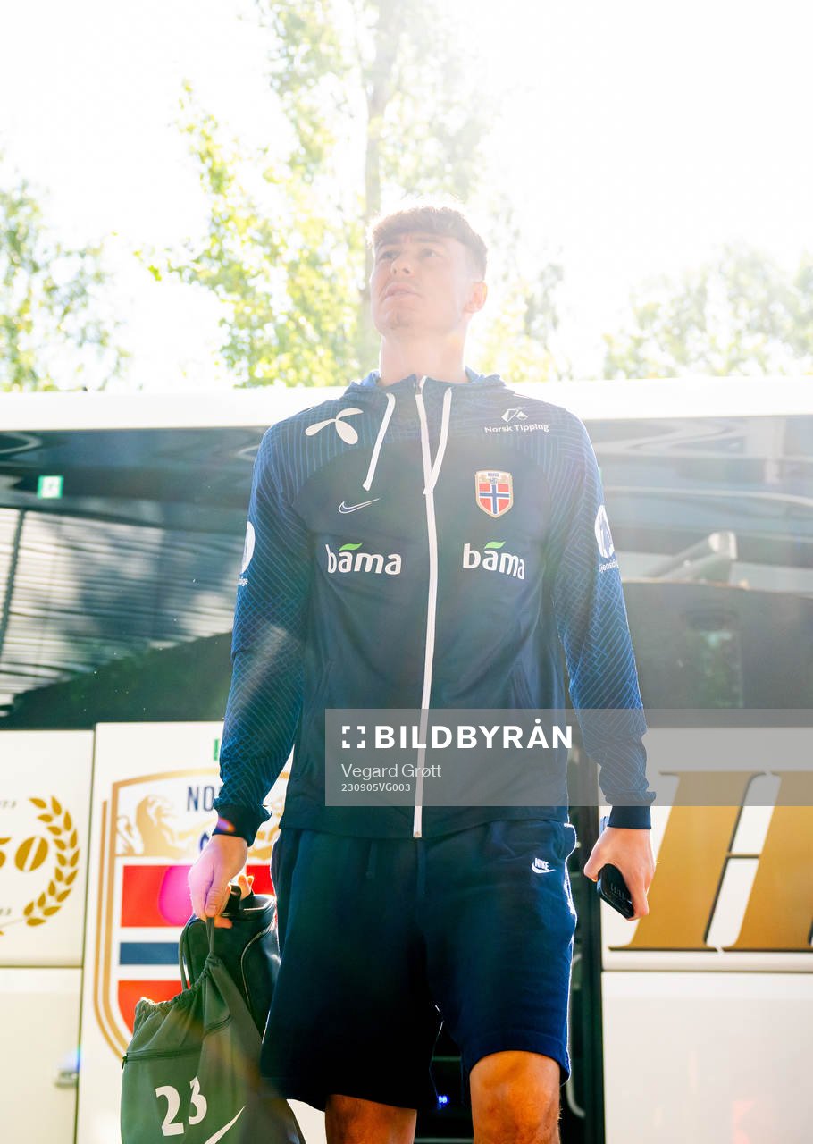 Jørgen Strand Larsen of the Norwegian national football