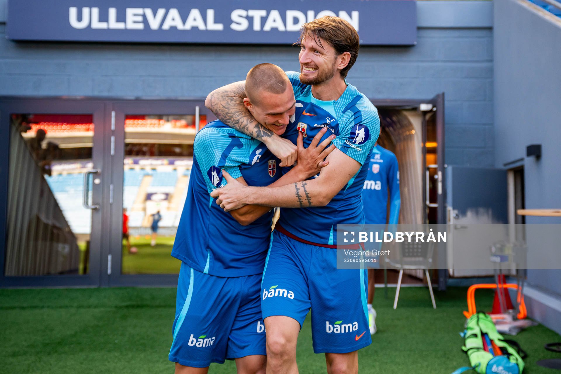 Leo Skiri Østigård and Stefan Strandberg of the Norwegian