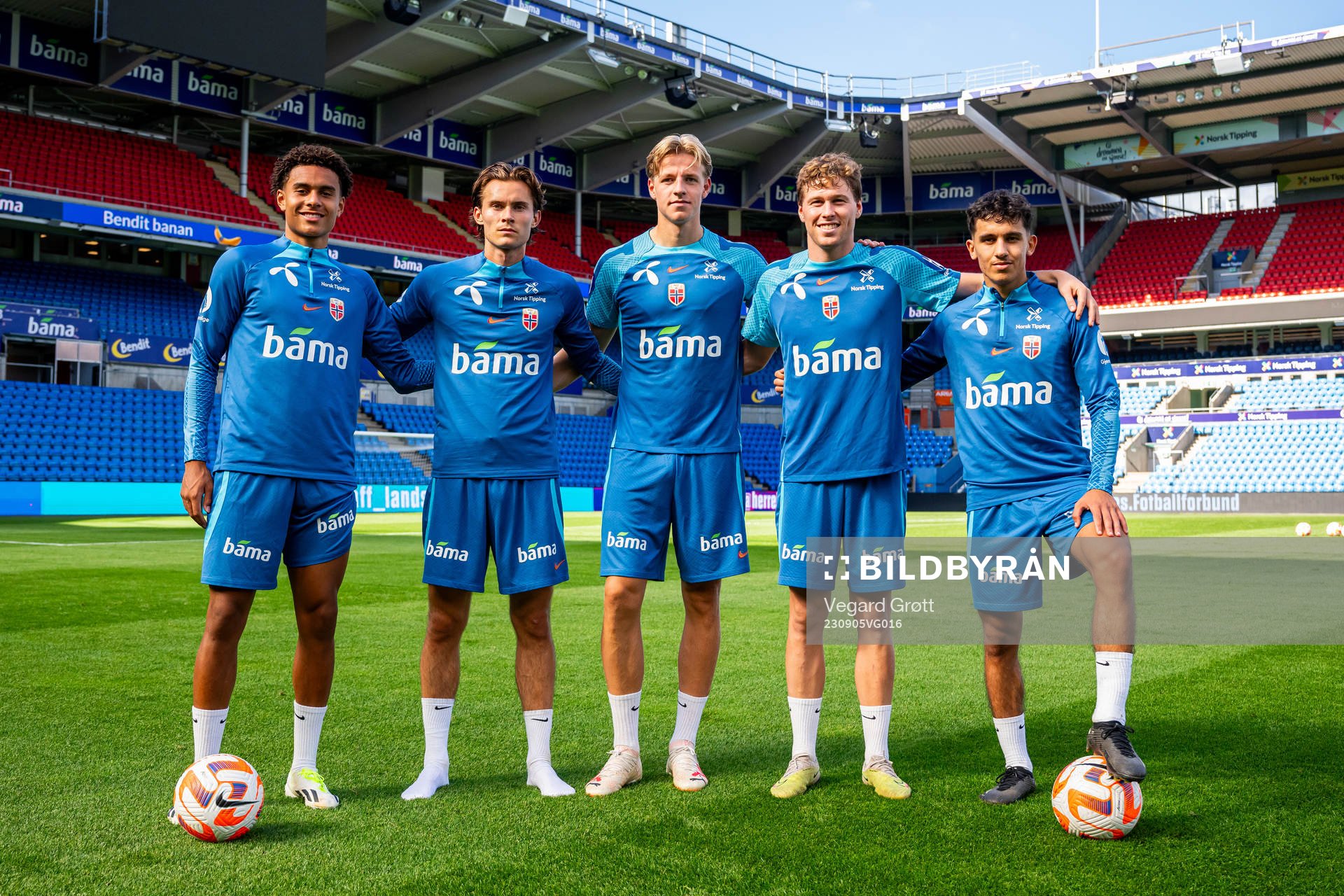 Antonio Nusa, Markus Solbakken, Jesper Daland, Emil Breivik