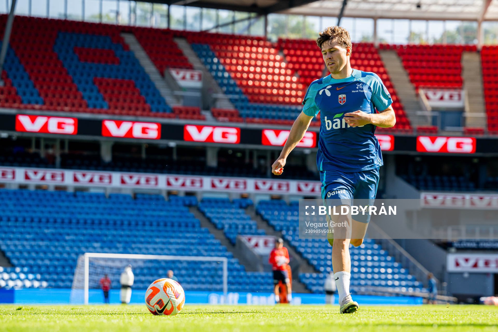 Emil Breivik of the Norwegian national football team