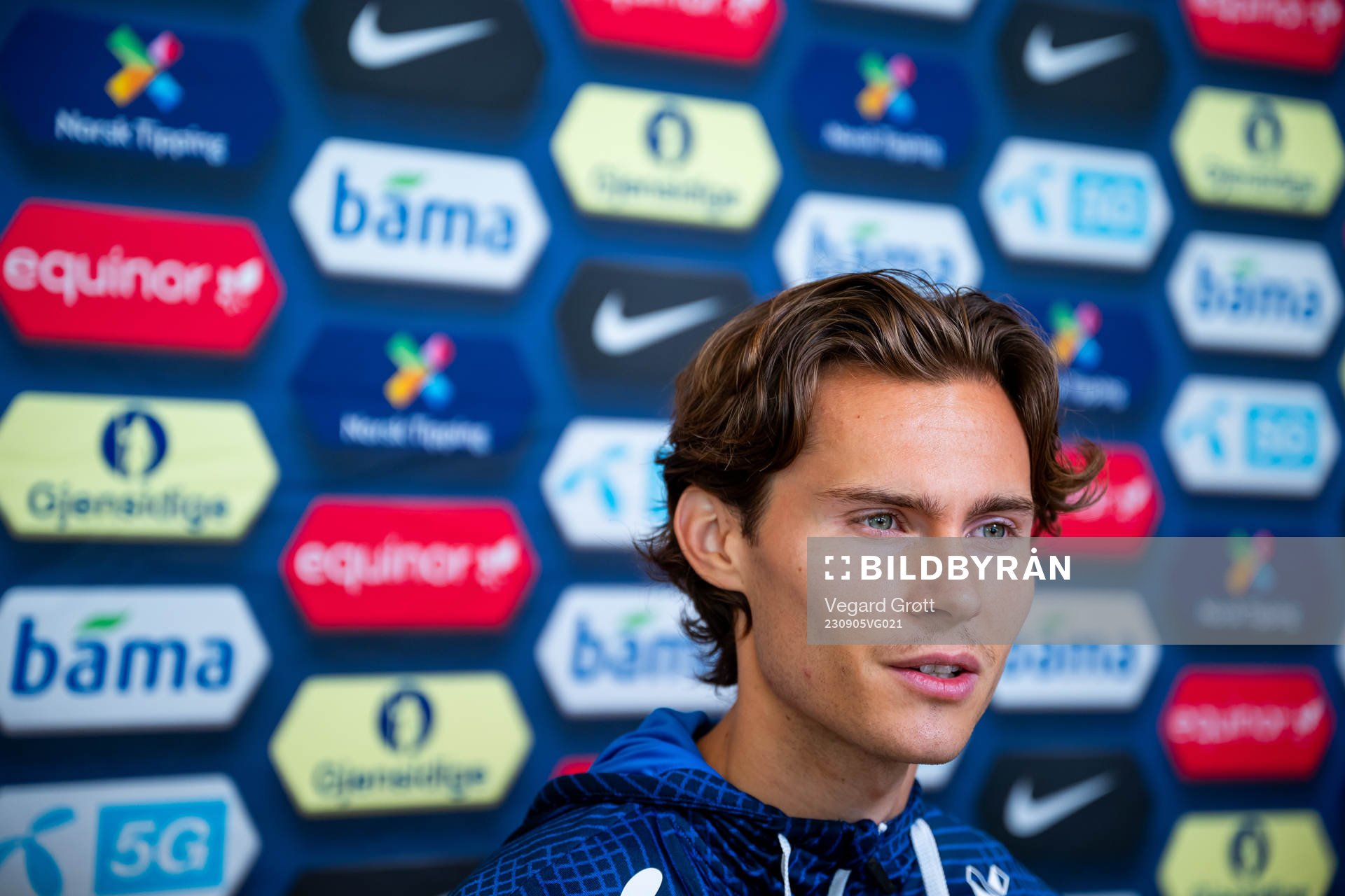Markus Solbakken of the Norwegian national football team
