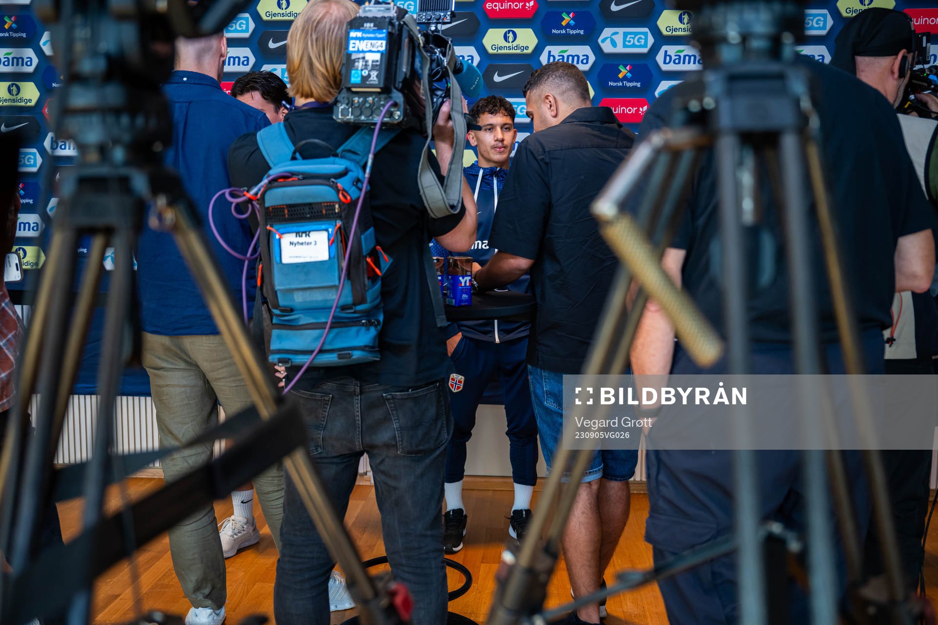 Osame Sahraoui of the Norwegian national football team