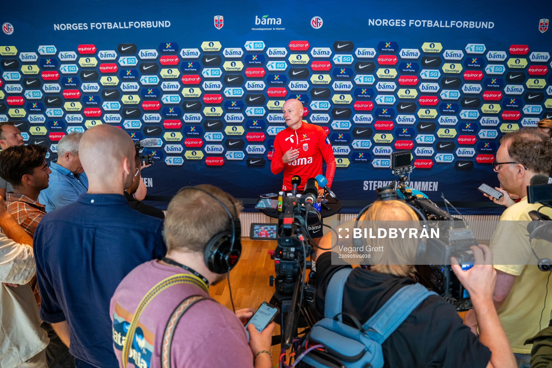 Ståle Solbakken, head coach of the Norwegian national