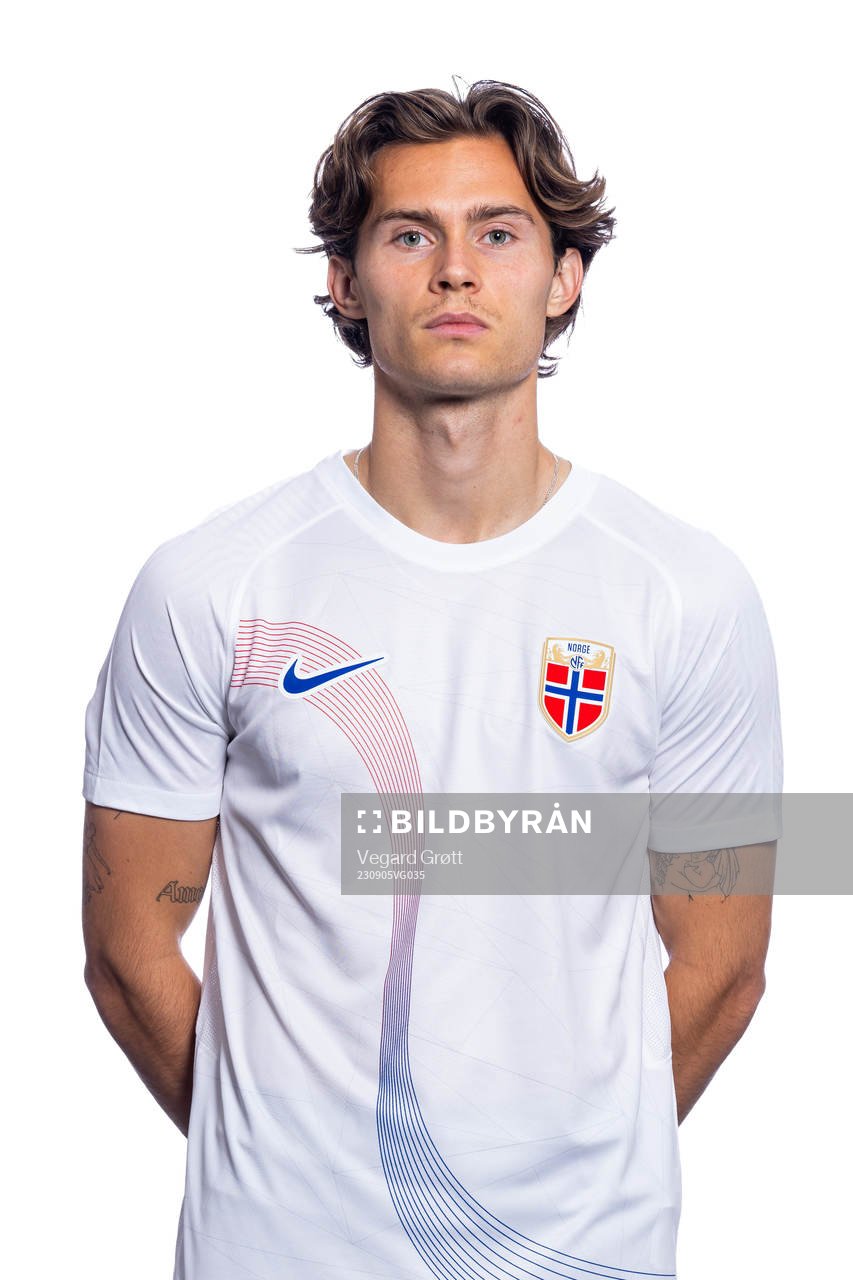 Markus Solbakken of the Norwegian national football team