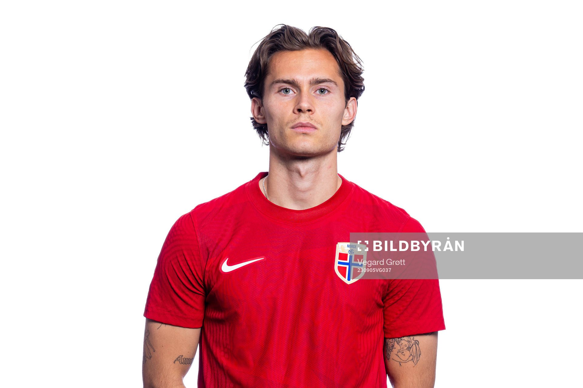 Markus Solbakken of the Norwegian national football team