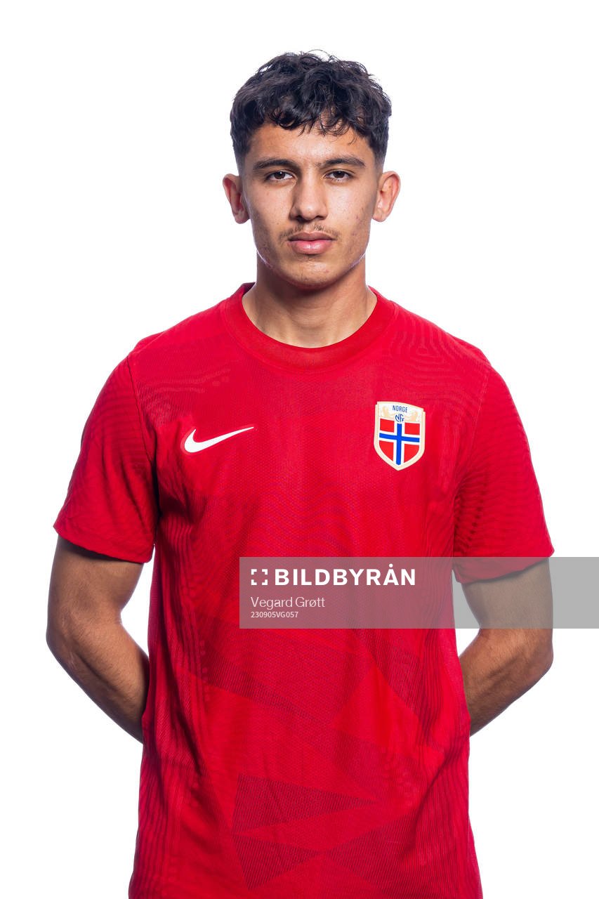 Osame Sahraoui of the Norwegian national football team