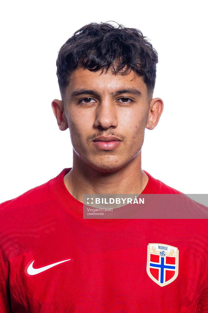 Osame Sahraoui of the Norwegian national football team