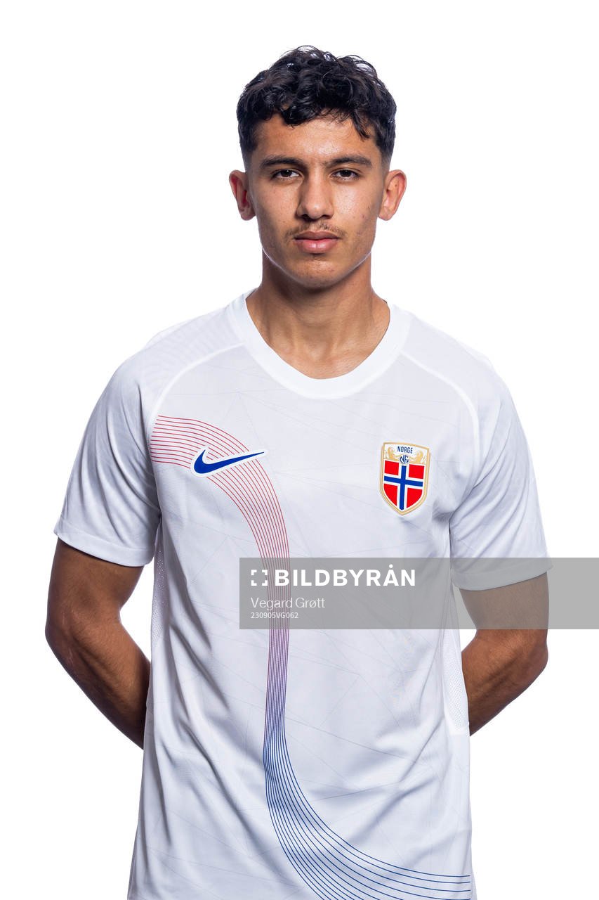 Osame Sahraoui of the Norwegian national football team