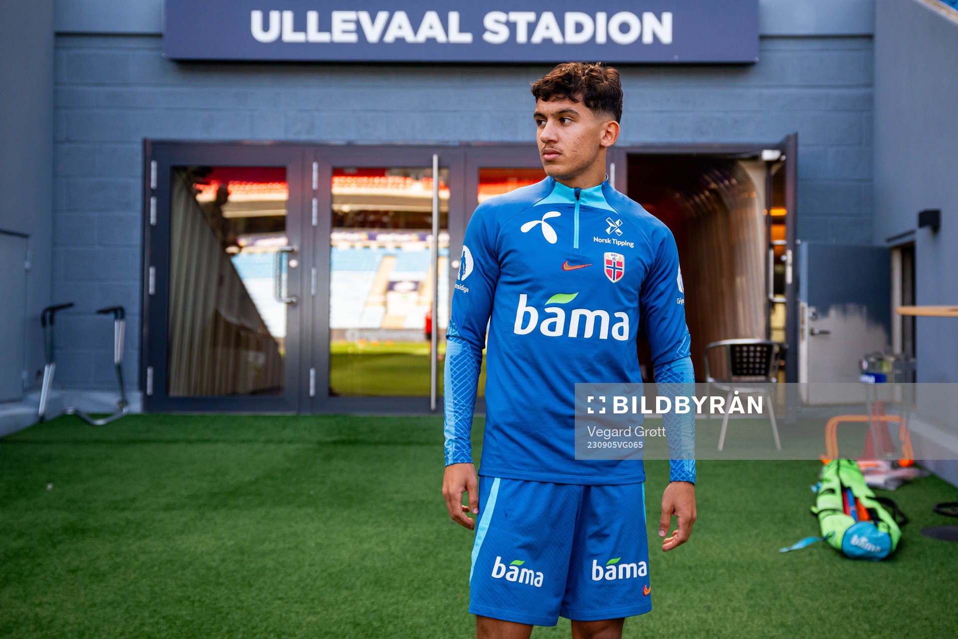 Osame Sahraoui of the Norwegian national football team