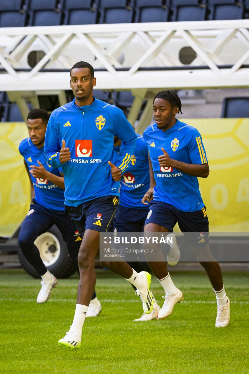 Alexander Isak of Sweden