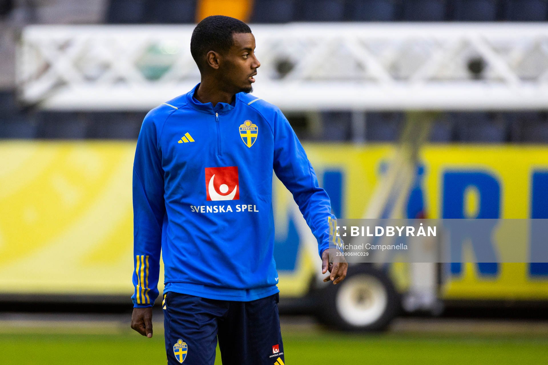 Alexander Isak of Sweden