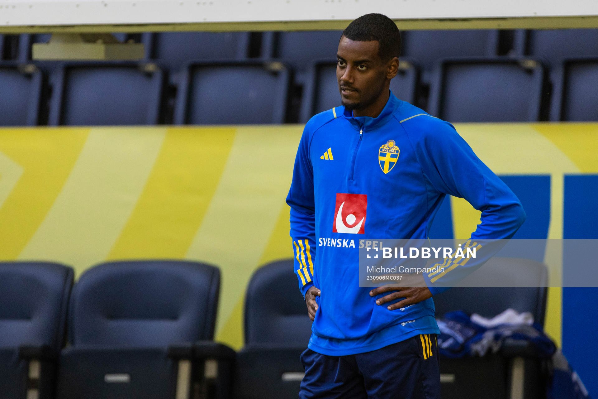 Alexander Isak of Sweden